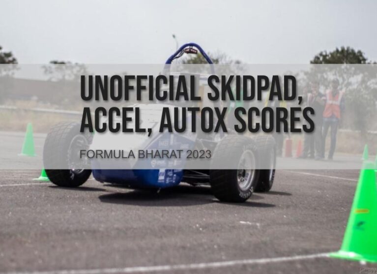 FB2023 Unofficial Results: Skidpad, Acceleration, Autocross