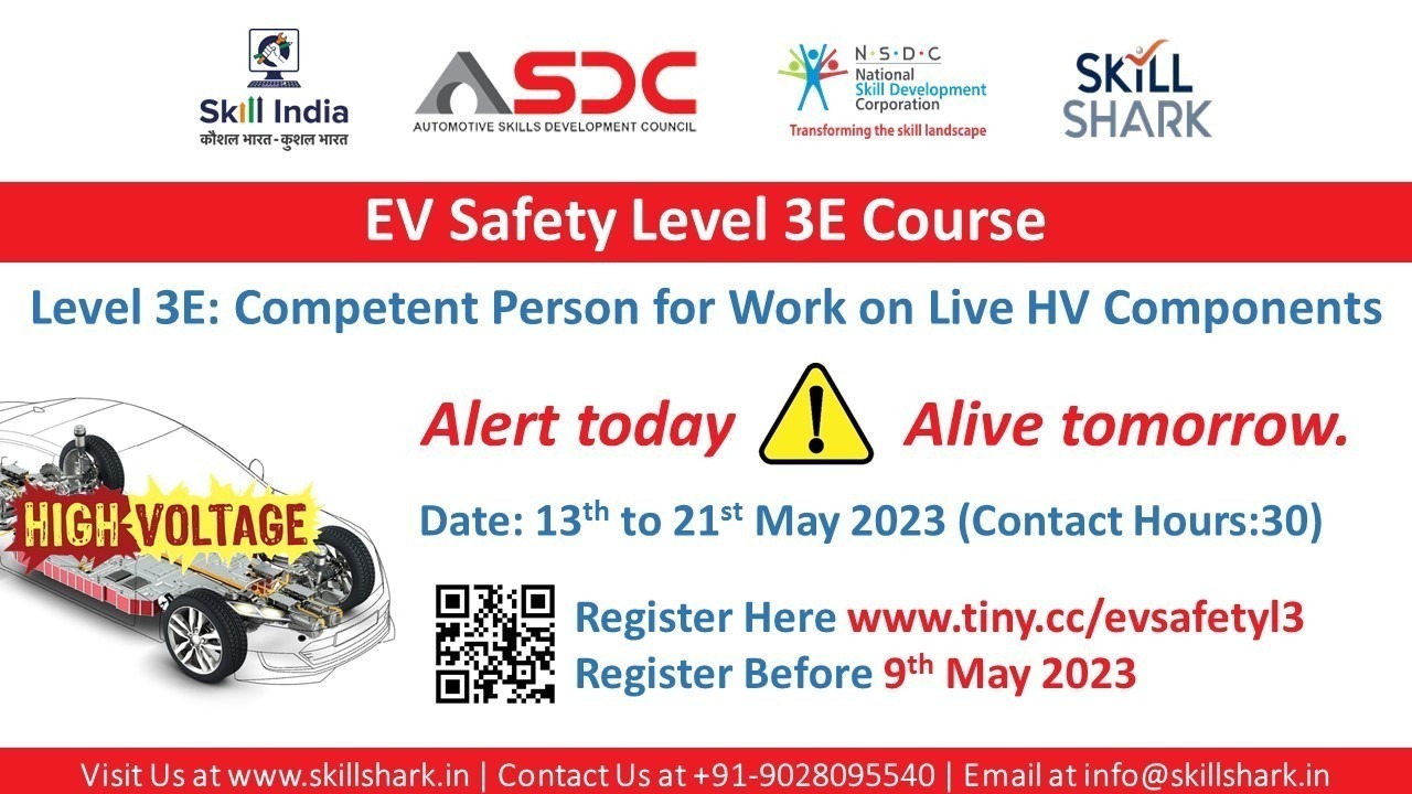 Electrical System Officer (ESO) Level 3E Training with SkillShark - May 13 to 21, 2023