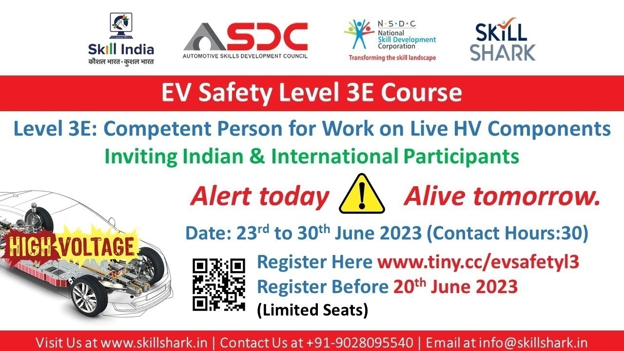 Electrical System Officer (ESO) Level 3E Training with SkillShark - June 23 to 30, 2023