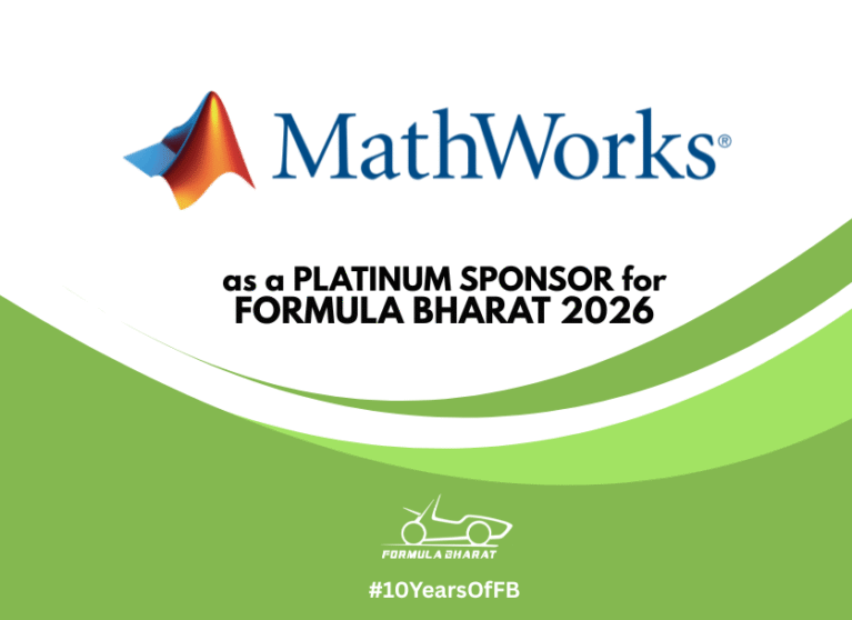 MathWorks sponsors Formula Bharat 2026 at Platinum Level