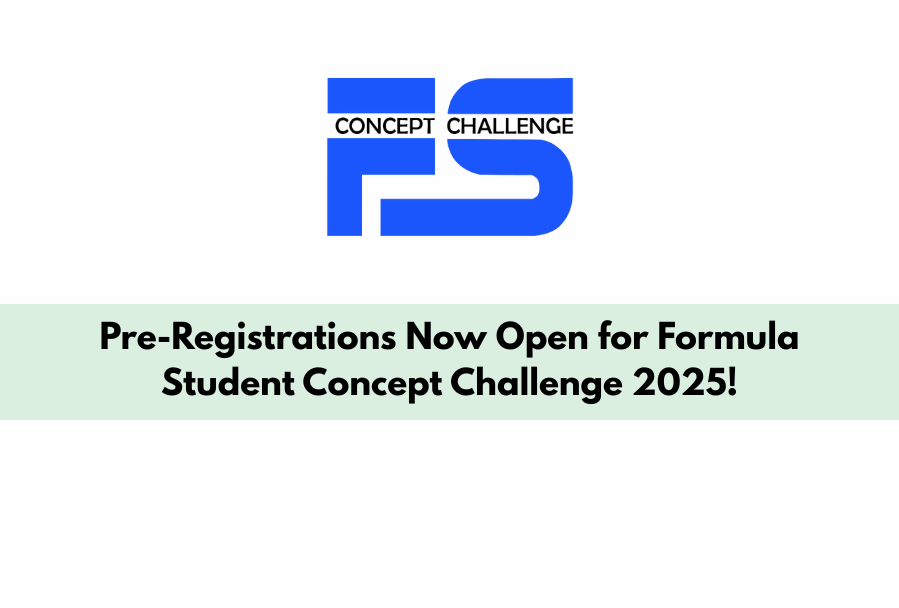 Pre-Registrations Now Open for Formula Student Concept Challenge 2025!