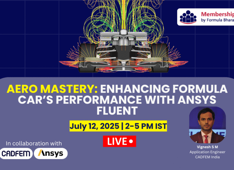 Membership Session: Aero Mastery: Enhancing Formula Car’s Performance with Ansys Fluent
