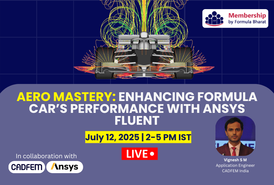 Membership Session: Aero Mastery: Enhancing Formula Car’s Performance with Ansys Fluent