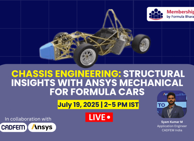 Membership Session: Chassis Engineering – Structural Insights with Ansys Mechanical for Formula Cars