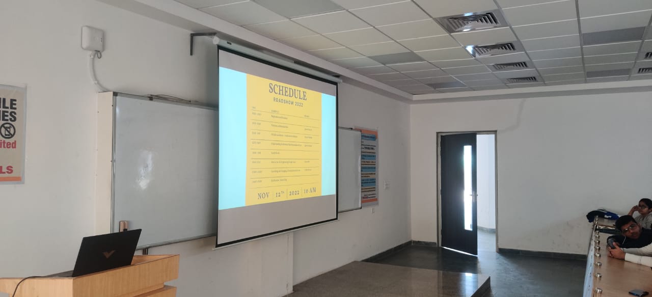 ROADSHOW 2022 - DELHI DELHI TECHNOLOGICAL UNIVERSITY NOV 12, 2022