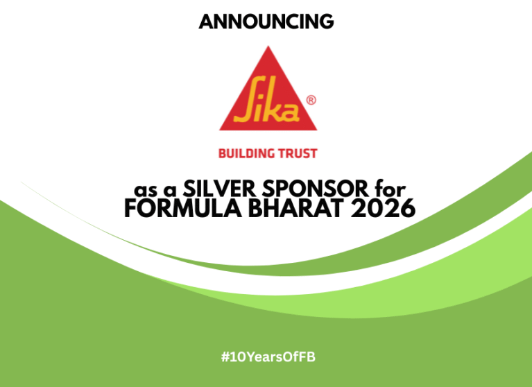 Sika sponsors Formula Bharat 2026 at Silver Level