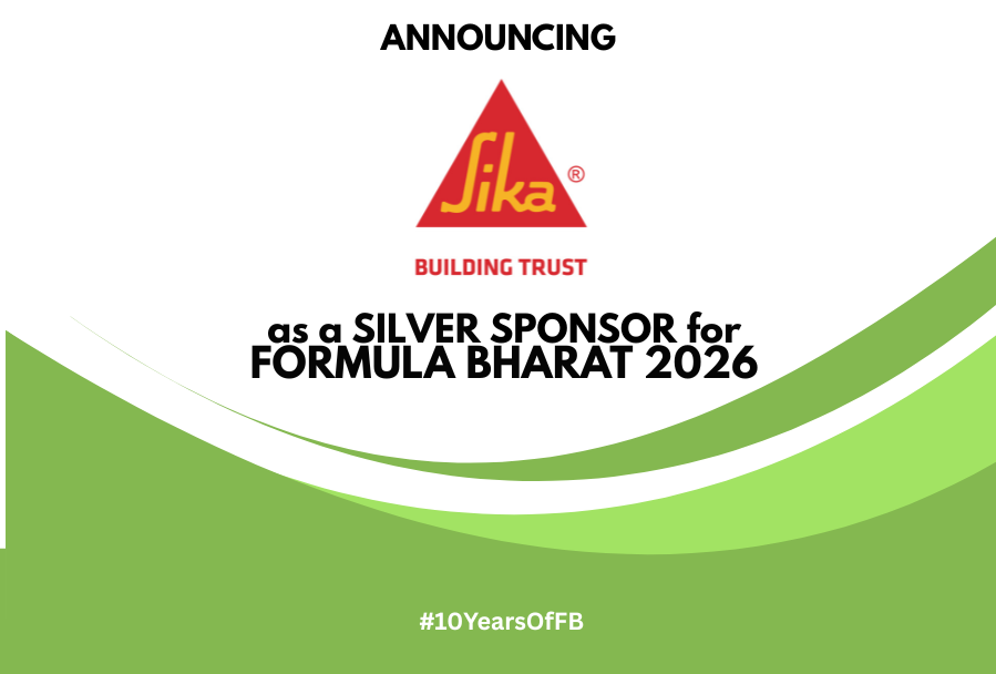 Sika sponsors Formula Bharat 2026 at Silver Level