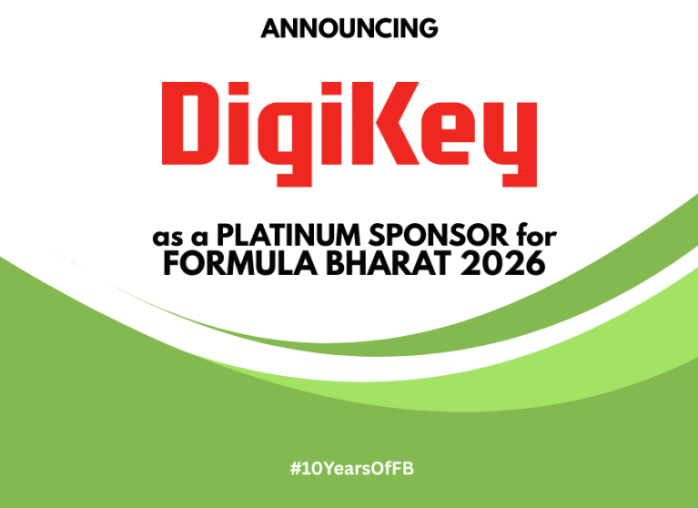 DigiKey sponsors Formula Bharat 2026 at Platinum Level