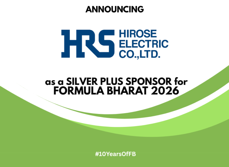 Hirose Electric India sponsors Formula Bharat 2026 at Silver Plus Level