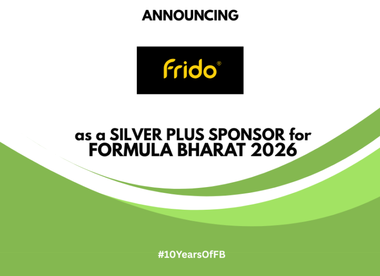 Frido sponsors Formula Bharat 2026 at Silver Plus Level