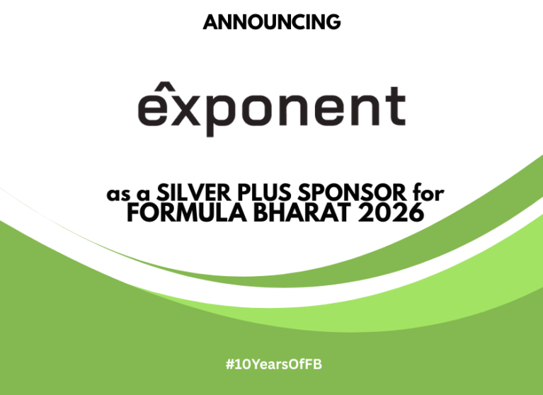 Exponent Energy sponsors Formula Bharat 2026 at Silver Plus Level