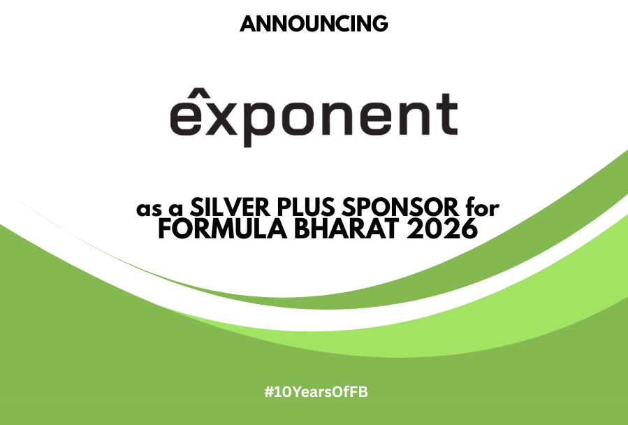 Exponent Energy sponsors Formula Bharat 2026 at Silver Plus Level