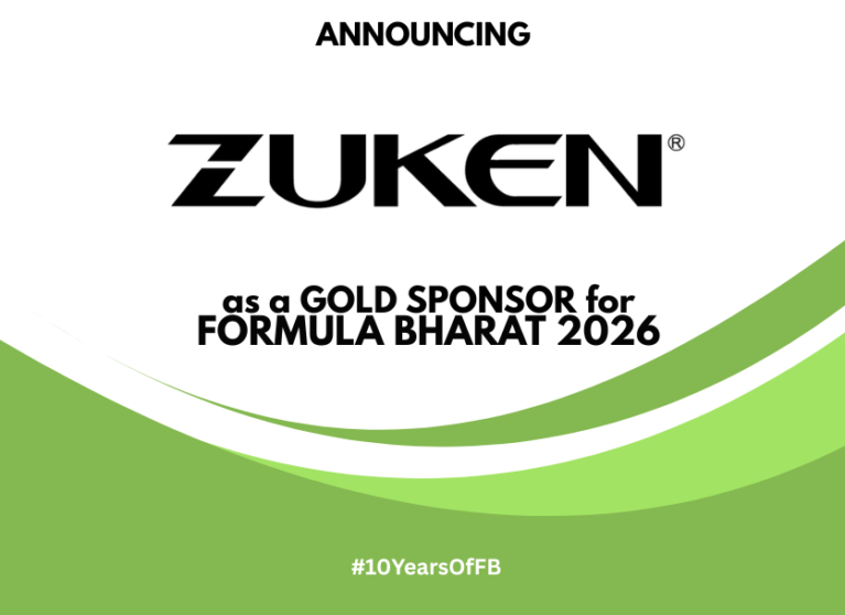 Zuken sponsors Formula Bharat 2026 at Gold Level
