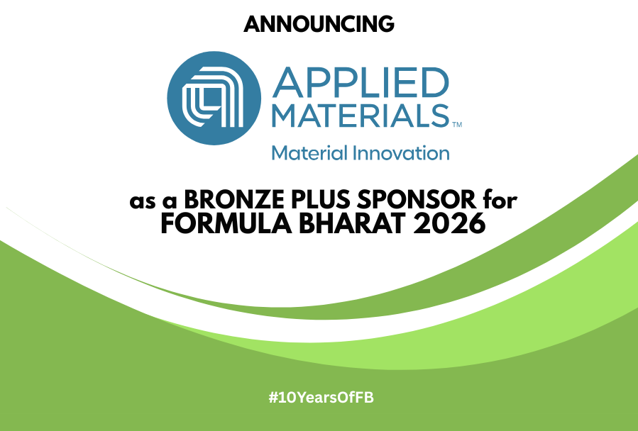Applied Materials sponsors Formula Bharat 2026 at Bronze Plus Level