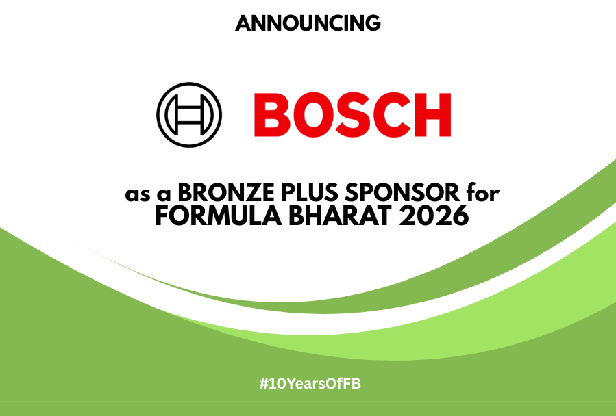 Bosch sponsors Formula Bharat 2026 at Bronze Plus Level