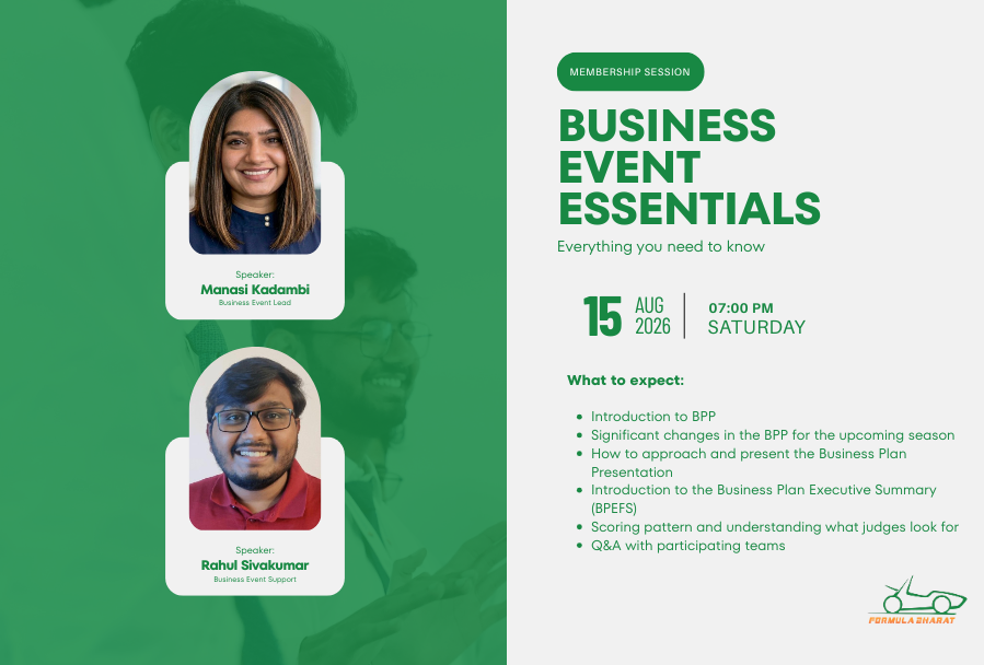 Membership Session: Business Event Essentials