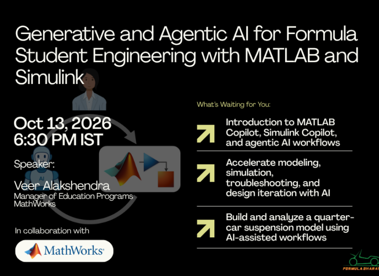 Academy Series: Generative and Agentic AI for Formula Student Engineering with MATLAB and Simulink