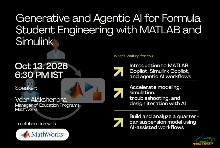 Academy Series: Generative and Agentic AI for Formula Student Engineering with MATLAB and Simulink